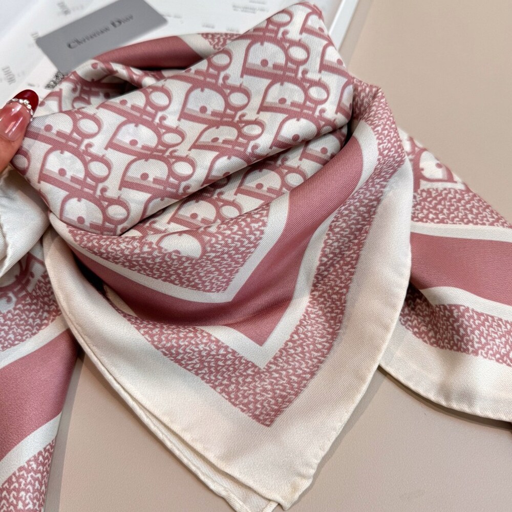 Dior Silk Square Scarf - Picture 7 of 8